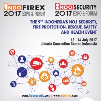 Pameran Indo Security di Jakarta Convention Center